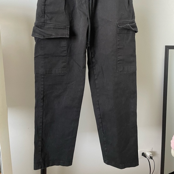 Oak and Fort cargo black pants size small - Picture 5 of 6